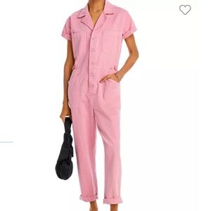 Pistola pink Campbell Cotton Utility Jumpsuit small